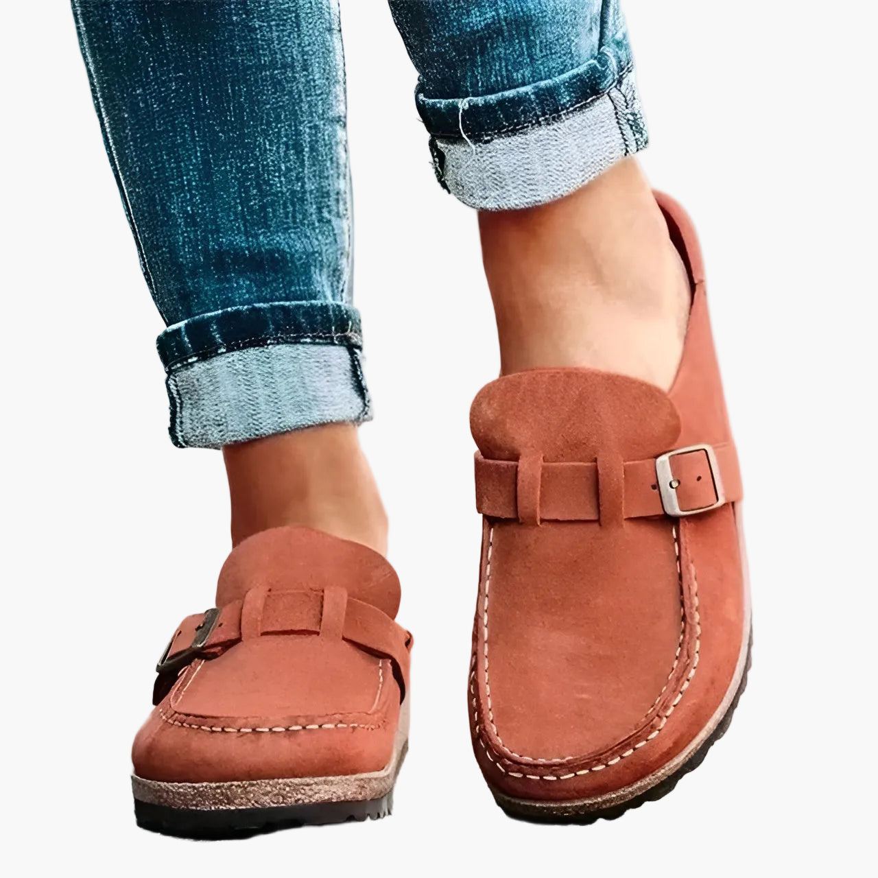 Damen Orthopädische Slip-On Pantoletten für Alltag & Freizeit – Bequeme Komfort-Schuhe