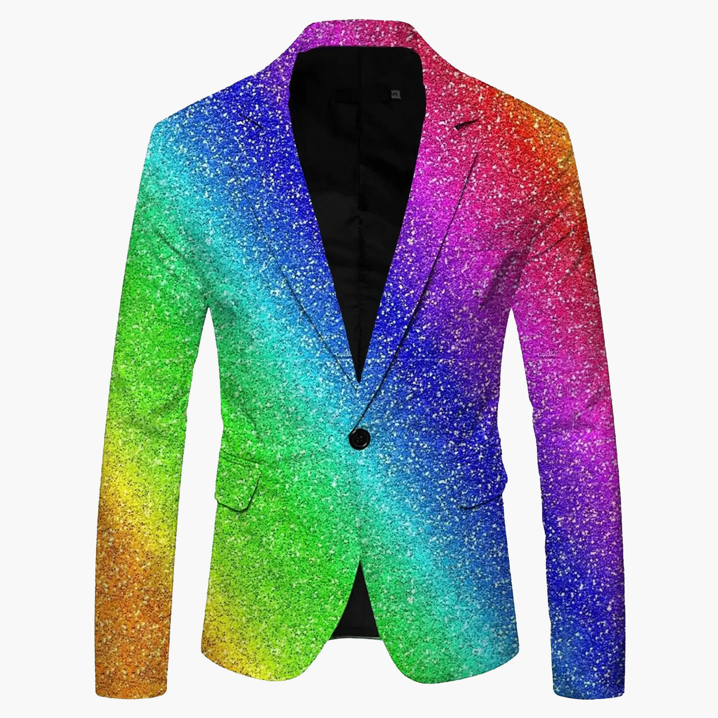 Men's Blazer Slim Fit Modern Business & Party Jacket – Stylish One-Button Jacket for Festive Occasions