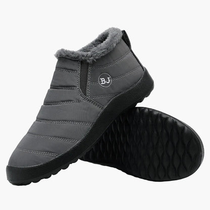 Men's Winter Slippers with Warm Lining – Waterproof Outdoor Slippers for Home and Garden