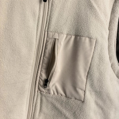 Men's winter vest, stand-up collar, quilted, zip-up, sleeveless