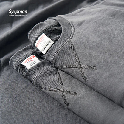 Unisex basic crew-neck sweatshirt gray