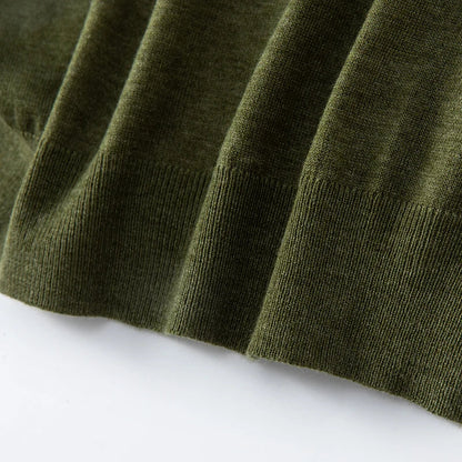 Women's short-sleeve knitted sweater, crew neck, soft sweater top