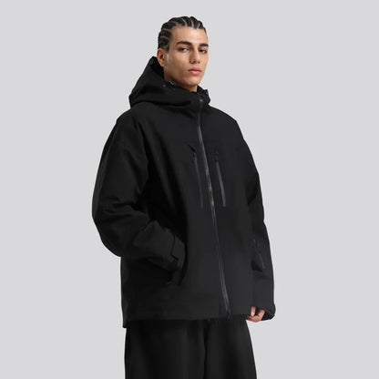 Unisex Winterjacke mit Kapuze für Outdoor und Ski – Mehrere Farben