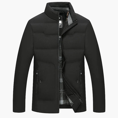 Men's Business Casual Winter Jacket – Windproof, Cold-Resistant, Thickened, Elegant
