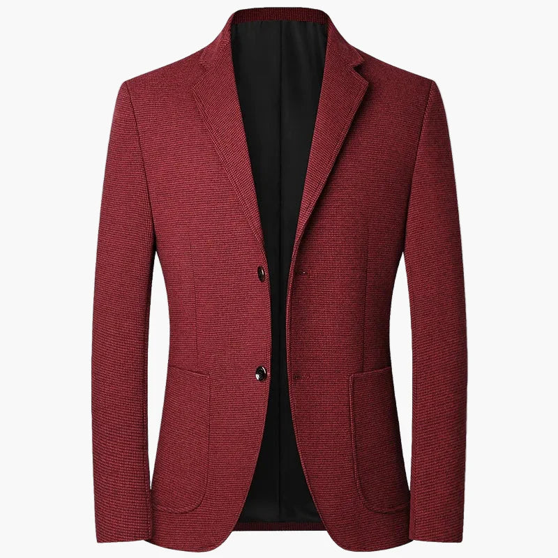 Men's Business Casual Blazer – Classic Single-Breasted Jacket for Office & Everyday Use