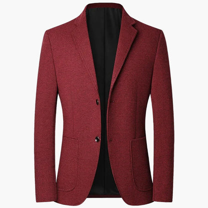 Men's Business Casual Blazer – Classic Single-Breasted Jacket for Office & Everyday Use