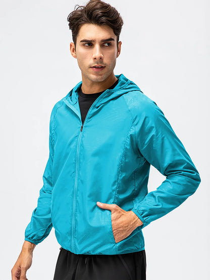 Leichte Kapuzenjacke Faltbar Windbreaker & Regenjacke Unisex