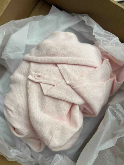Damen Strick-Cardigan mit Knopfleiste, Rosa, Langarm