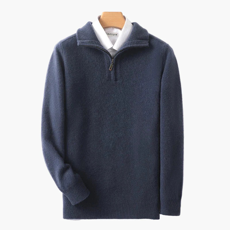 Men's Half-Zip Sweater – Classic, Versatile, Everyday & Office