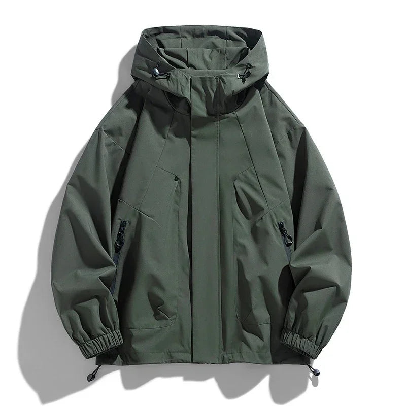 Men's transitional hooded jacket, windproof lightweight outdoor jacket