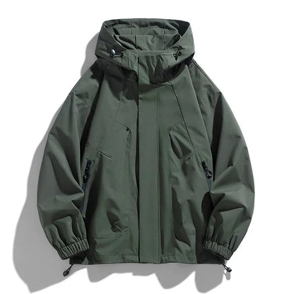 Men's transitional hooded jacket, windproof lightweight outdoor jacket