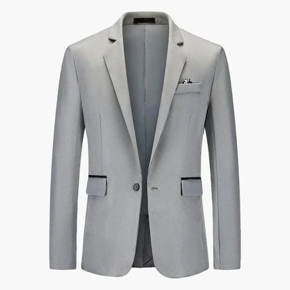Men's Business Blazer Single-Breasted Modern Slim Fit – Elegant Blazer for Office & Festive Occasions