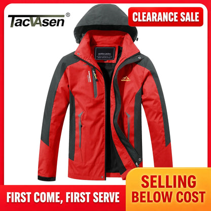 Outdoor Funktionsjacke für Herren – winddicht & wasserabweisend mit Kapuze