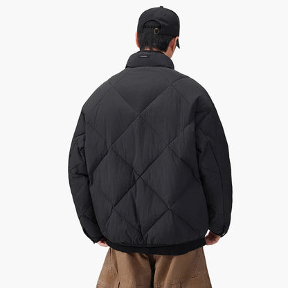 Herren Übergangs-Steppjacke im Oversize-Look für Freizeit und Alltag