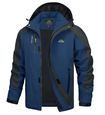 Outdoor Funktionsjacke für Herren – winddicht & wasserabweisend mit Kapuze
