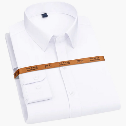 Men's Business Casual Shirt Slim Fit – Elegant Long Sleeve Shirt for Office & Everyday Use
