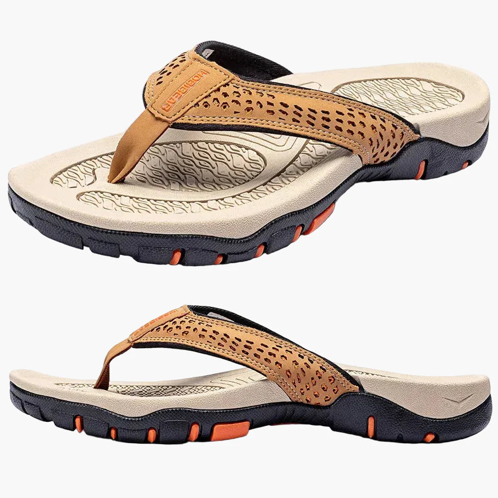 Herren Sportliche Zehentrenner Sandalen mit Fußgewölbestütze – Outdoor & Alltag Flip Flops