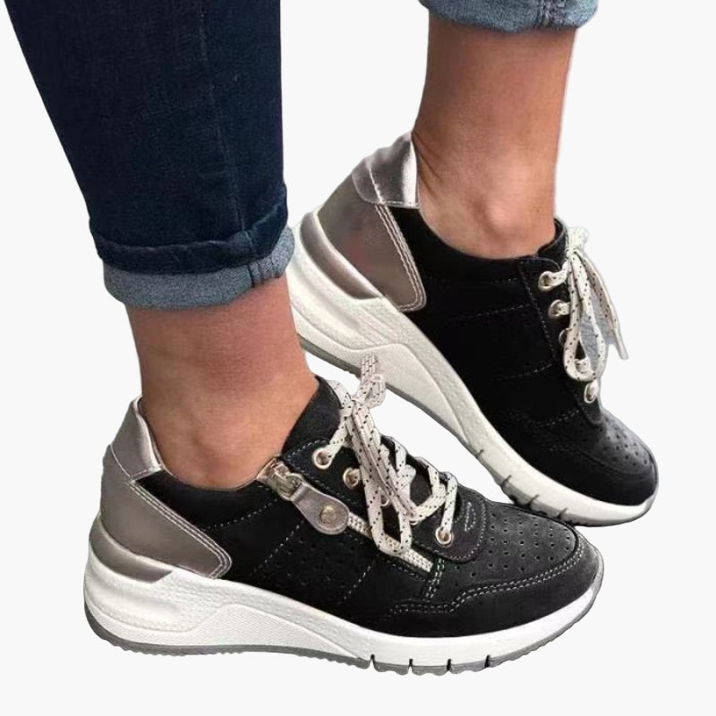 Damen Orthopädische Sneaker für Alltag und Spaziergänge – Bequeme Freizeitschuhe mit sportlichem Look