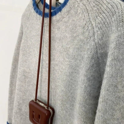 Damen Pullover im Casual-Look mit Rundhalsausschnitt – Modischer Freizeit-Stil für den Alltag