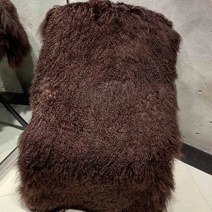 Women's Coat with Long Faux Fur Collar Long Sleeve Fluffy Teddy Coat