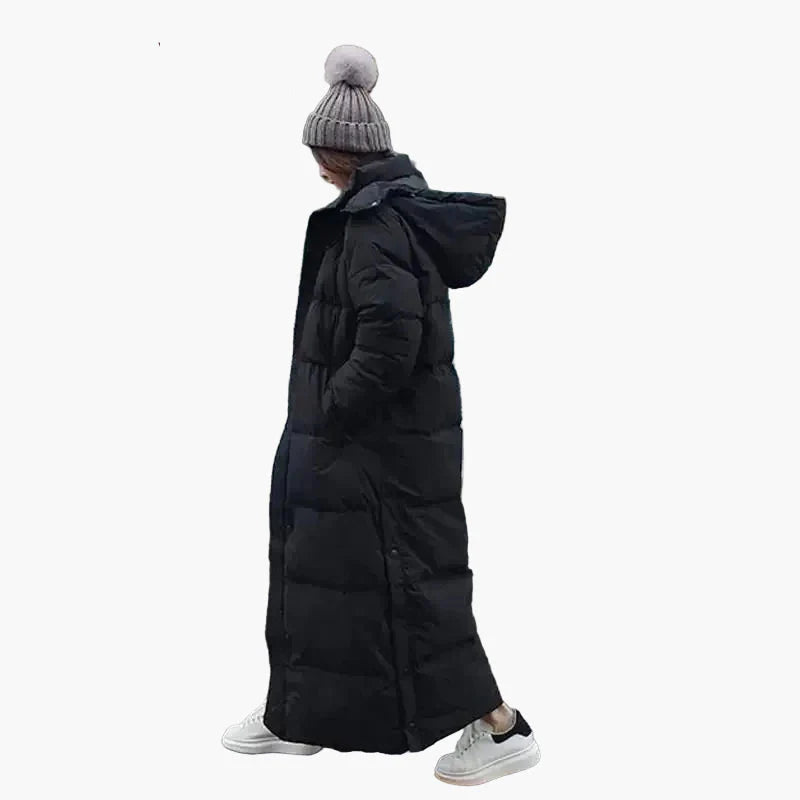 Women's Winter Quilted Coat Long – Fashionable Casual Parka for Cold Days