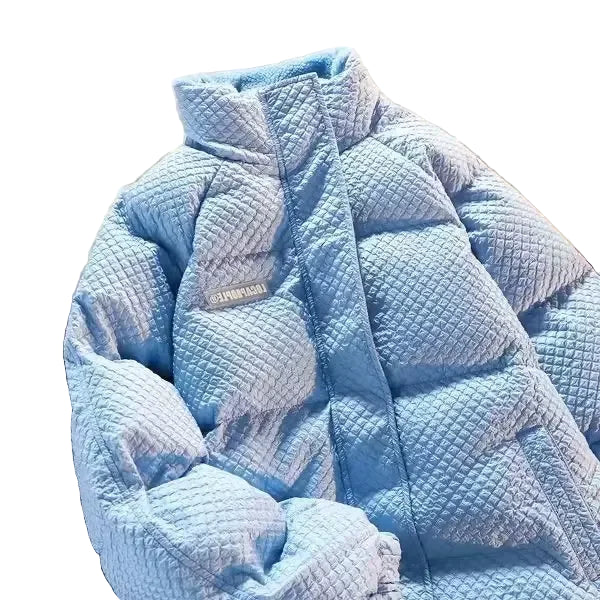 Women's & Men's Quilted Jacket Winter Jacket with Stand-up Collar – Casual, Warm Trend for Everyday & Couple Look