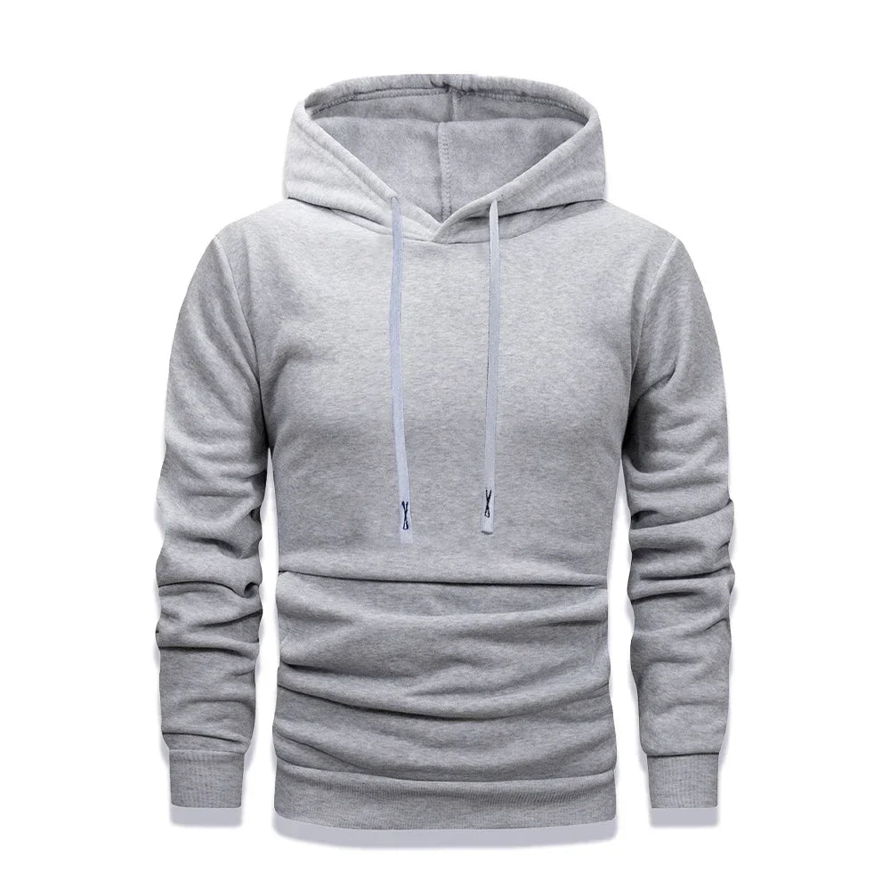 Unisex hoodie with kangaroo pocket and drawstring
