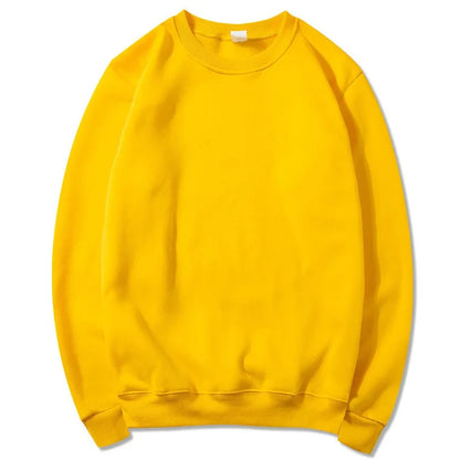 Unisex long-sleeve crew-neck sweatshirt, casual sweater