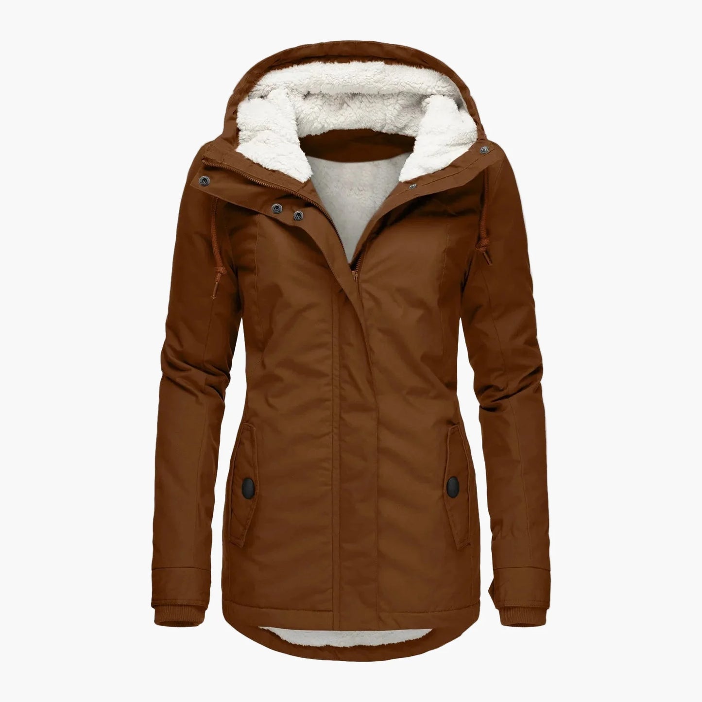 Women's winter jacket with hood – fashionable parka for everyday and outdoor use