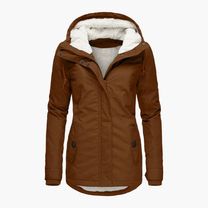 Women's winter jacket with hood – fashionable parka for everyday and outdoor use
