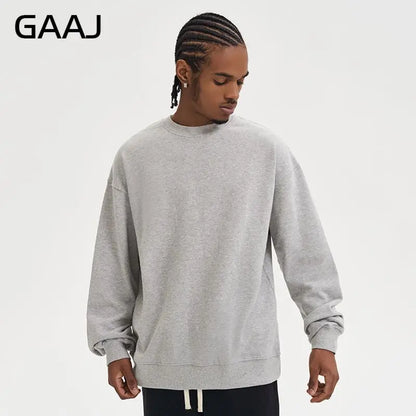 Unisex long-sleeve crew-neck sweatshirt, casual sweater