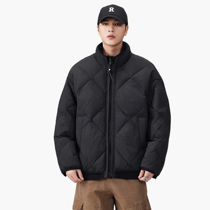 Herren Übergangs-Steppjacke im Oversize-Look für Freizeit und Alltag