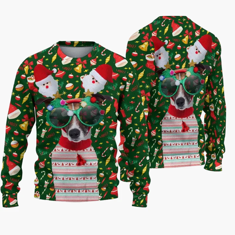 Herren Ugly Christmas Sweater – Lustiger Weihnachtspullover mit Spruch