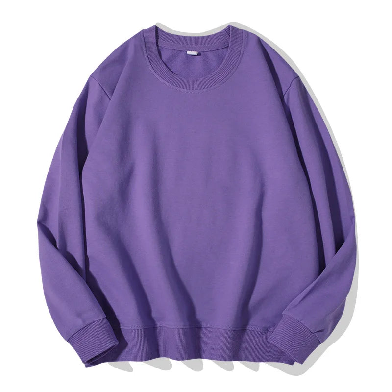 Unisex long-sleeve sweatshirt crew-neck sweater multicolored