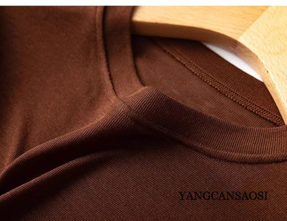 Women's Crew Neck Turtleneck Basic Slim-Fit Long-Sleeve Top