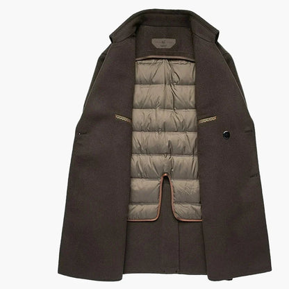 Men's Business Coat Classic Elegant Winter Jacket for Office and Everyday Use