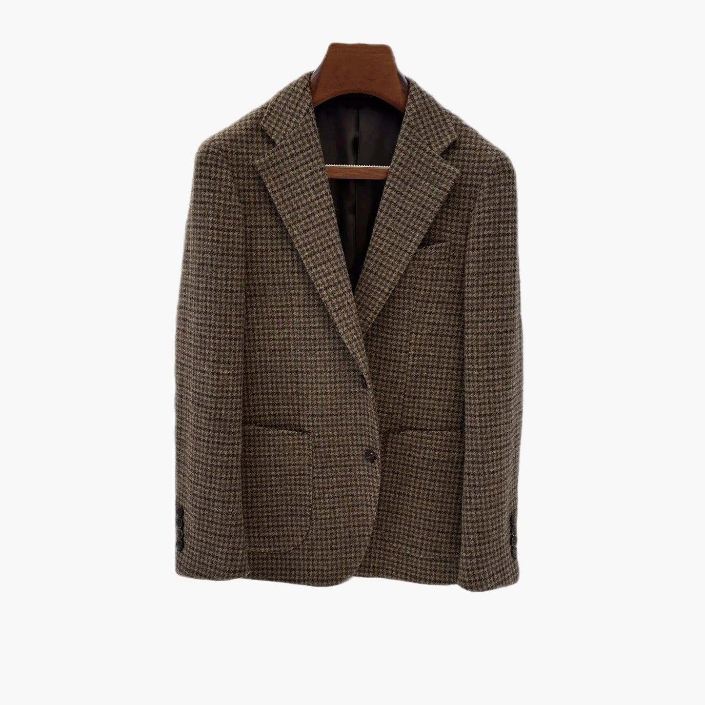 Men's checkered blazer in classic business style – elegant casual and office outfit