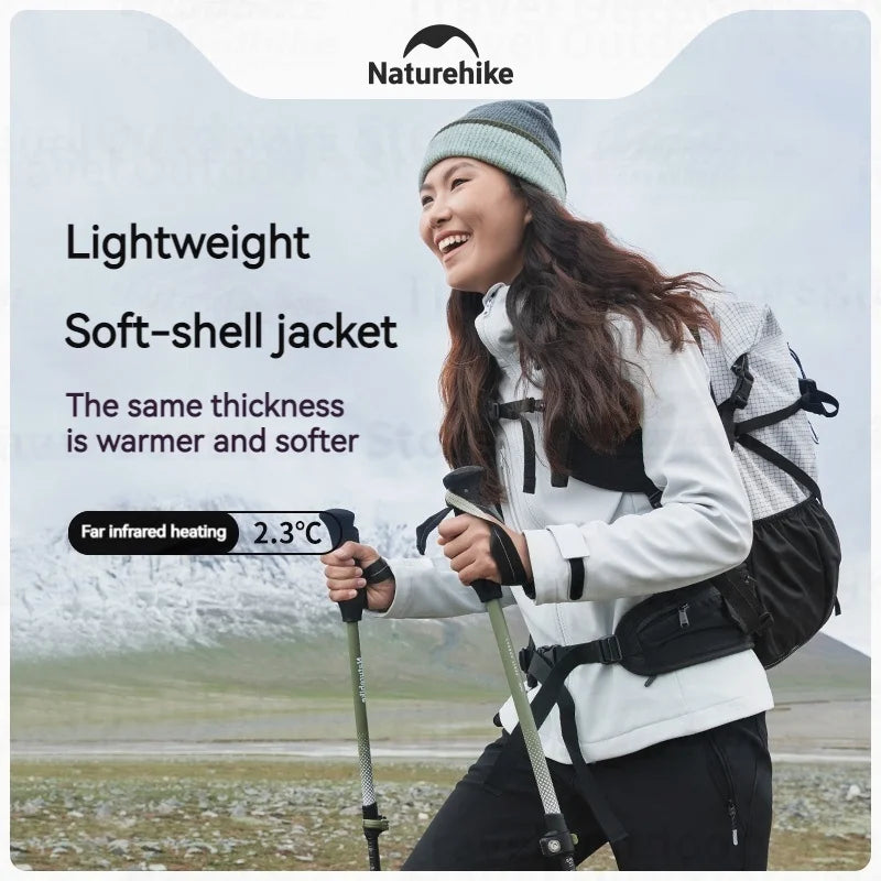 Unisex outdoor jacket with hood – black or light gray