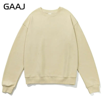 Unisex long-sleeve crew-neck sweatshirt, casual sweater