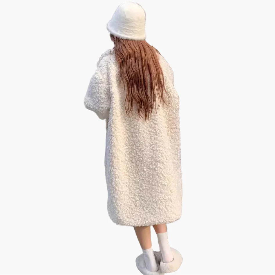 Women's Oversize Teddy Coat Winter Fashion Casual Elegant