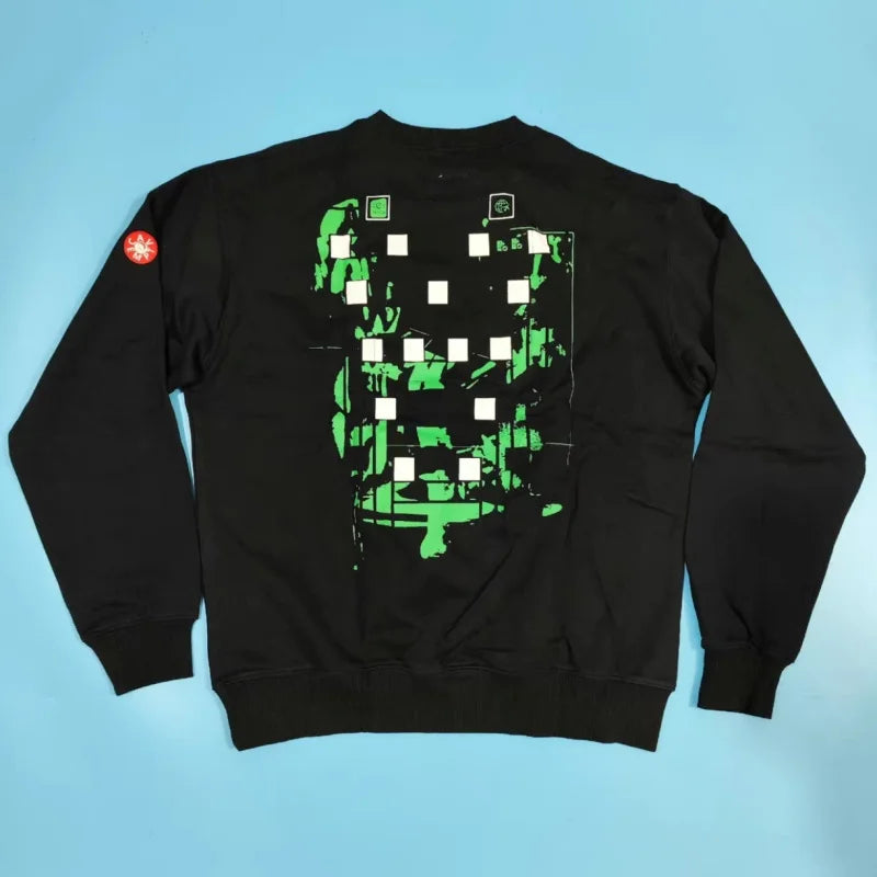 Unisex long-sleeve crew-neck sweatshirt with print