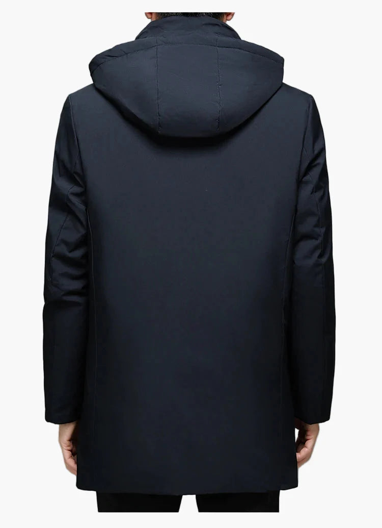 Men's Winter Business Parka – Elegant Coat for Office and Everyday Use