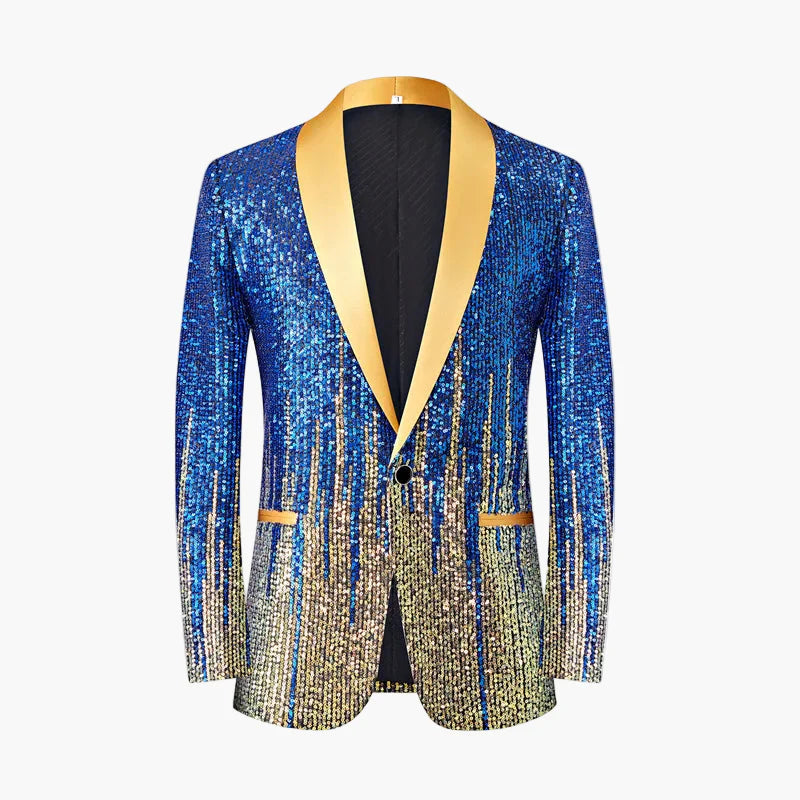 Men's Tuxedo Jacket – Sparkling, Modern, For Stage and Events, Extravagant Design