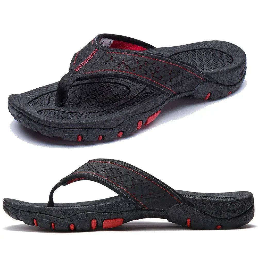 Herren Sportliche Zehentrenner Sandalen mit Fußgewölbestütze – Outdoor & Alltag Flip Flops