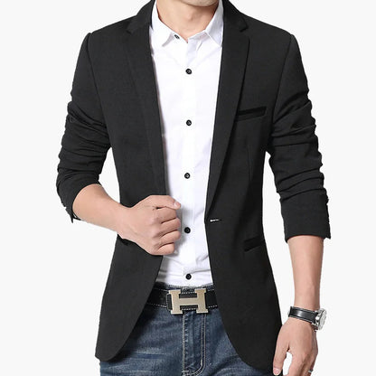 Men's Blazer Modern Slim Fit Business Casual Jacket