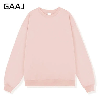 Unisex long-sleeve crew-neck sweatshirt, casual sweater