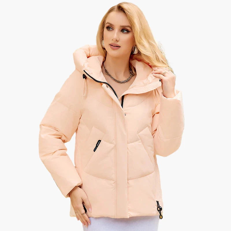 Damen Winter Steppjacke mit Kapuze – Modische Outdoorjacke für Alltag & Freizeit