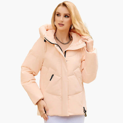 Damen Winter Steppjacke mit Kapuze – Modische Outdoorjacke für Alltag & Freizeit