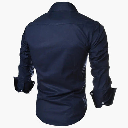 Men's Business Casual Shirt Modern Slim Fit – Stylish Shirt for Office and Everyday Use