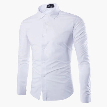 Men's Slim Fit Long Sleeve Business Casual Shirt – Modern Stylish Shirt for Office and Everyday Wear